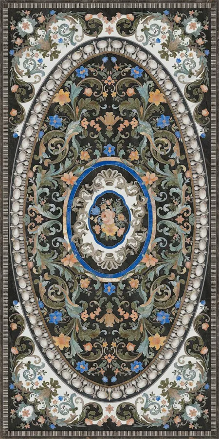 Декор Фиори микс лаппатированный обрезной 119,5х238,5 