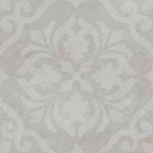 Декор Монсеррат серый светлый матовый обрезной 60x60