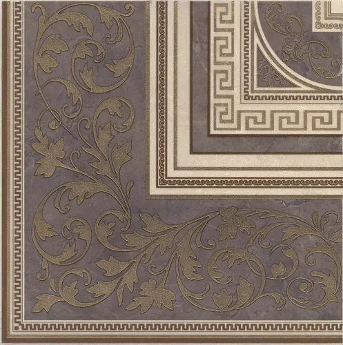 Декор Орсэ ковер угол лаппатированный обрезной 40,2х40,2