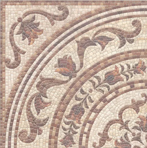 Декор Пантеон ковер угол лаппатированный обрезной 40,2х40,2
