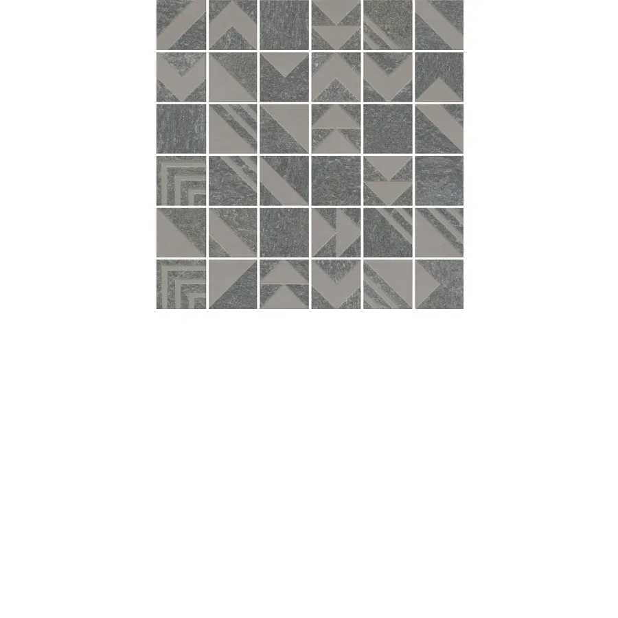 Декор Про Нордик серый темный мозаичный  30х30 