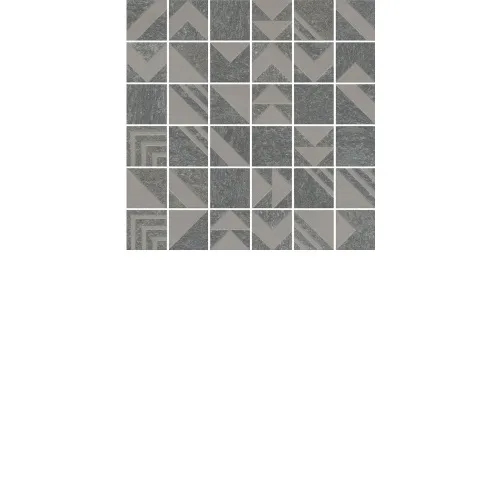 Декор Про Нордик серый темный мозаичный  30х30