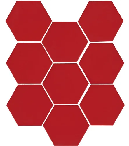 Кальсада красный натуральный из 9 частей 12x10,4