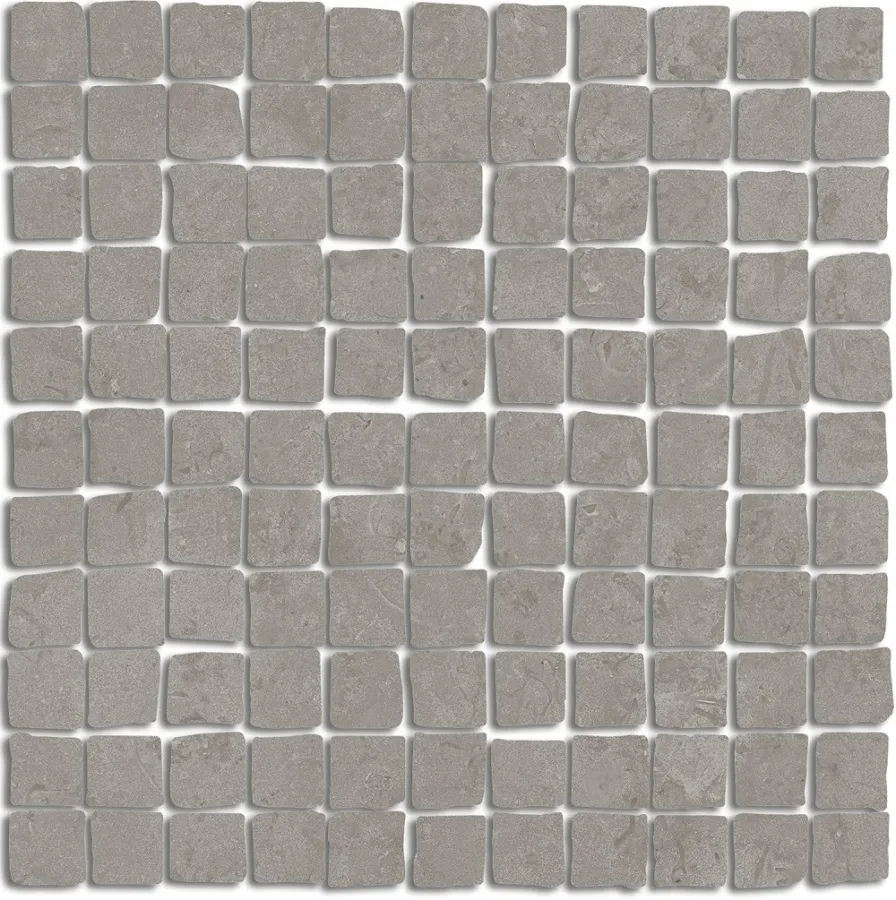 Декор Про Лаймстоун Спакко мозаичный серый матовый 20х20 