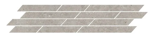 Декор Риккарди мозаичный серый светлый матовый 46,8х9,8