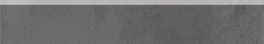 Плинтус Мирабо серый темный обрезной 60х9,5 