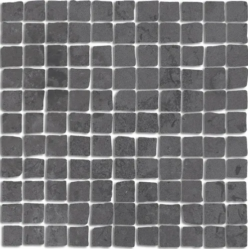 Декор Про Лаймстоун Спакко мозаичный серый тёмный матовый 20х20