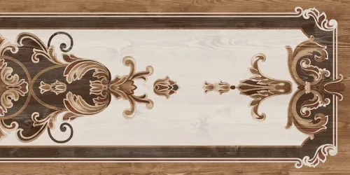 Гранд Вуд коричневый декорированный обрезной 80х160