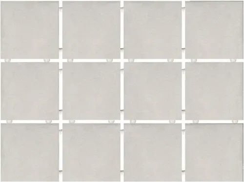 Амальфи серый светлый матовый из 12 частей 9,8х9,8