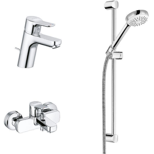 Комплект для ванны и душа KLUDI PURE&EASY 3in1, хром