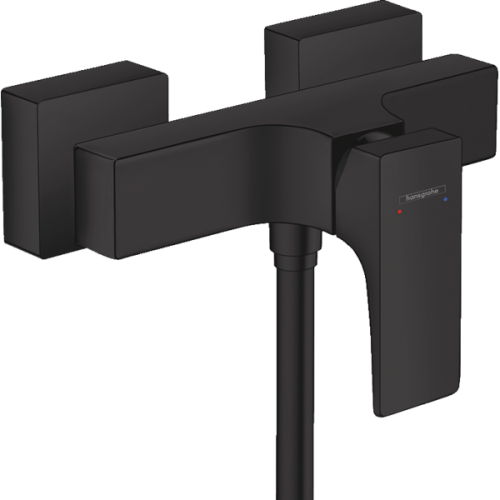 Смеситель для душа Metropol, однорычажный, ВМ, черный матовый Hansgrohe