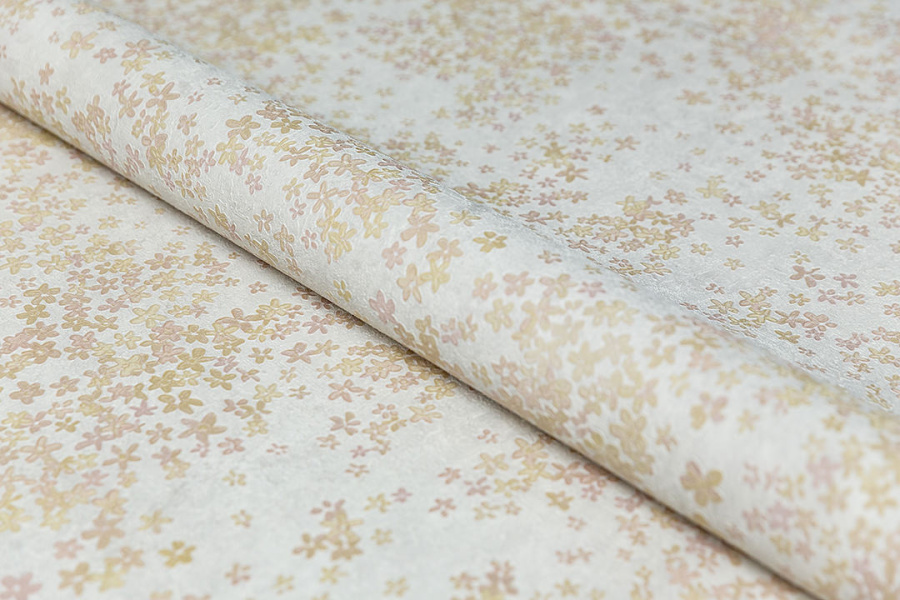 Обои виниловые на флизелиновой основе Апрель мотив 1, серый 