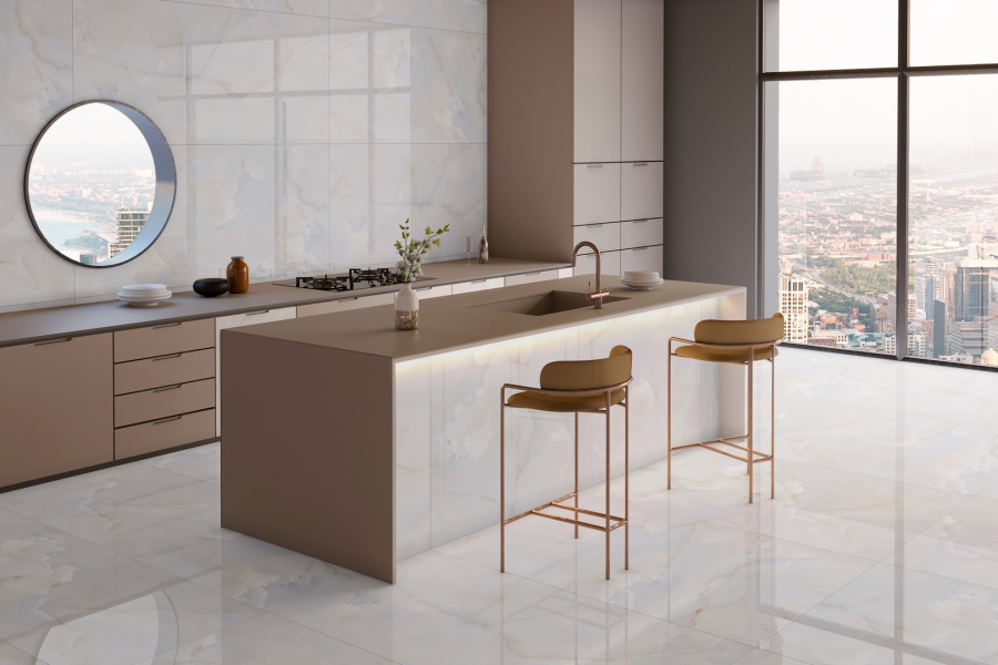 CLOUD BLUSH AZARIO Керамогранит 80x160 Glossy (P231123002G) 