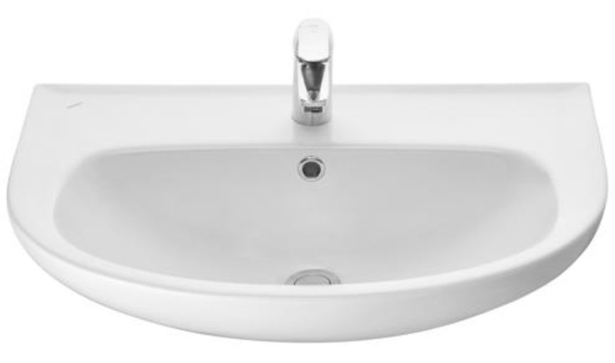 Раковина подвесная Santeri Прайм-65 660х480х142 с переливом, белая 