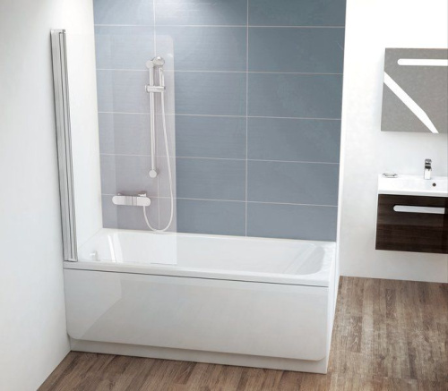 Шторка на борт ванны поворотная Ravak CVS1 80