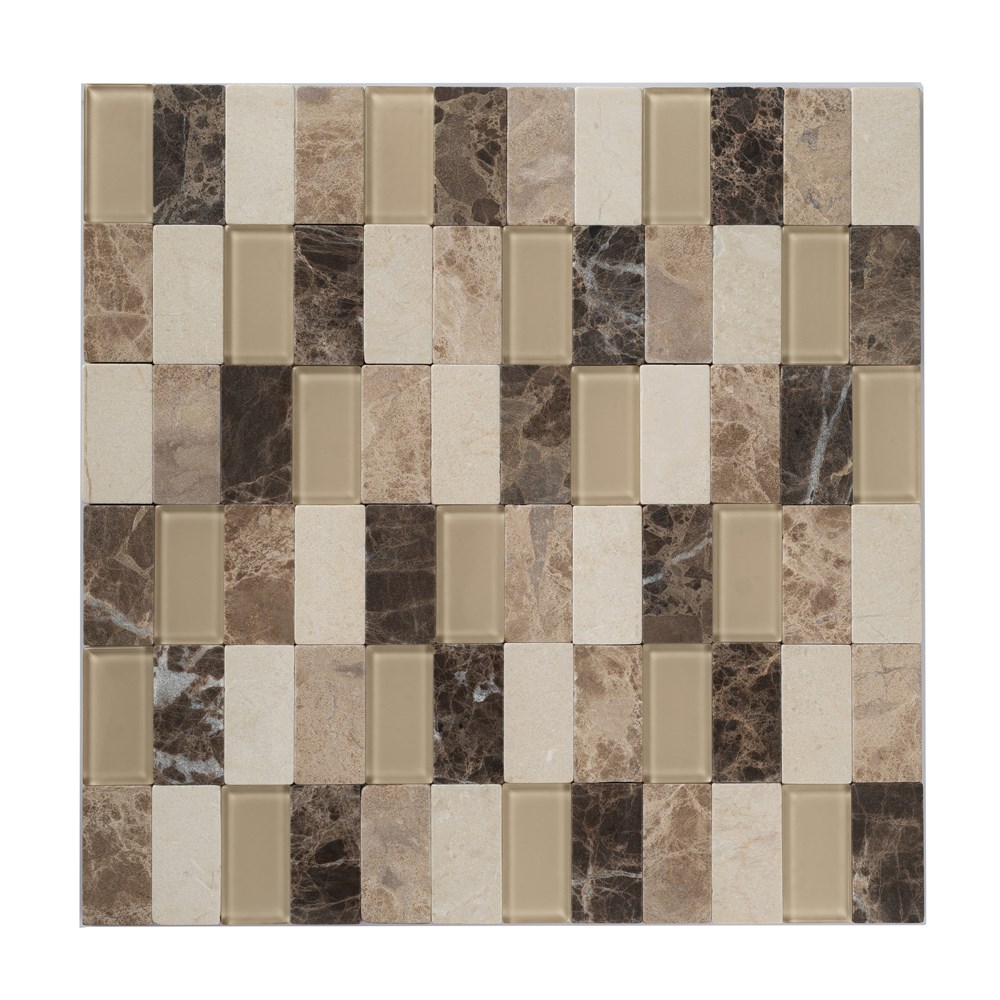 Мозаика каменная, 48*24,48*24*4 (300*300), XS-002