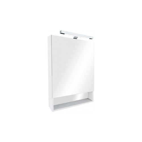 зеркальный шкаф GAP  / 60x12,9x85 /  ( белый глянцевый ) 