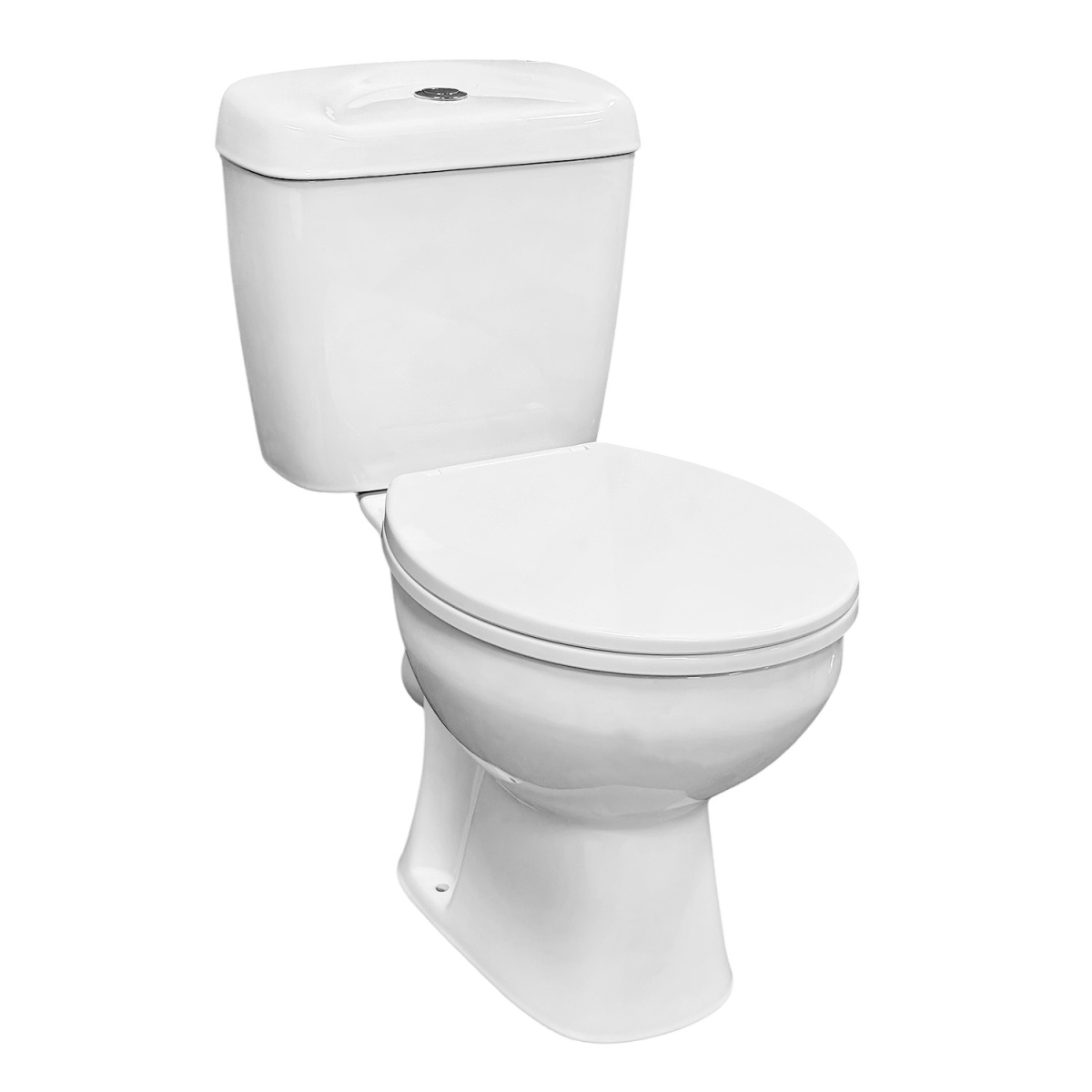 Унитаз напольный с сиденьем микролифт полипропилен Azario Адур 640x380x755
