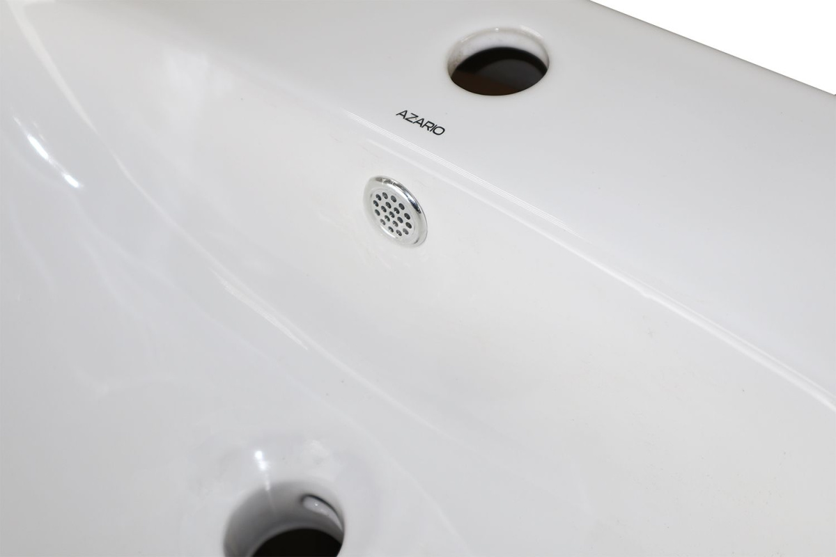 Раковина напольная AZARIO Фретта Раунд 480x420x835 отдельностоящая, белый глянцевый
