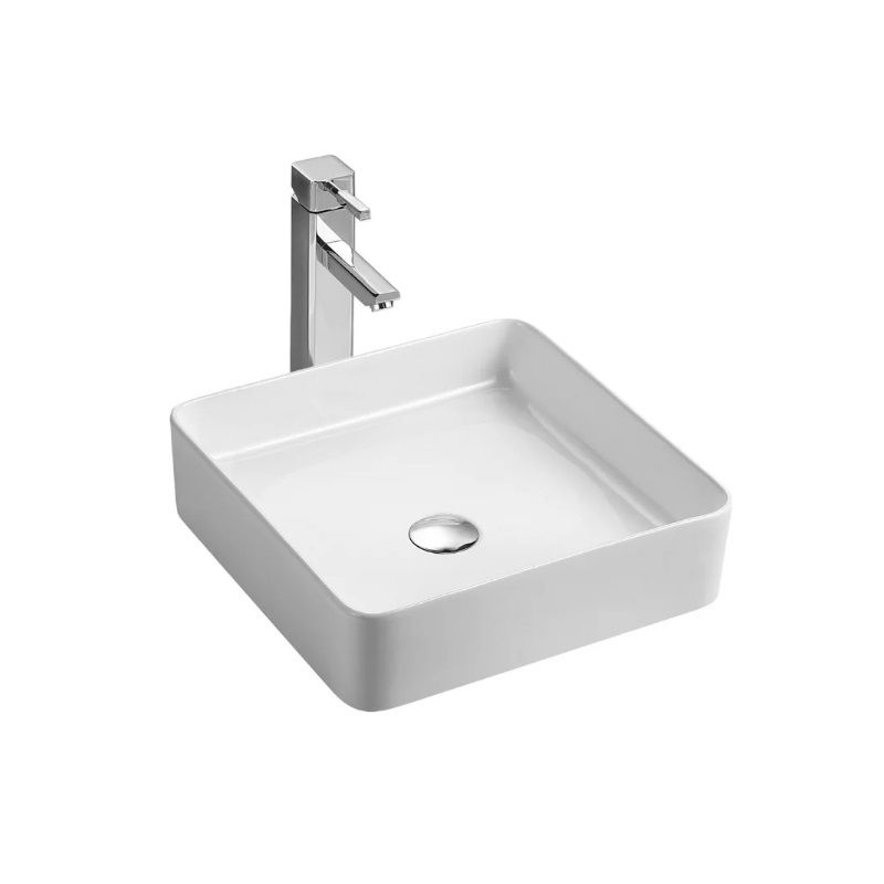 Раковина Azario 400х400х110 накладная, белый
