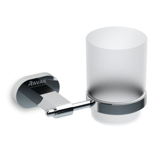 Стакан для зубных щеток с держателем Ravak Chrome CR 210.00 хром