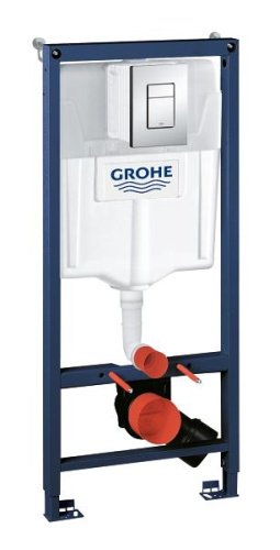 Система инсталляции для унитаза GROHE Rapid SL, с панелью смыва Skate Cosmopolitan, хром