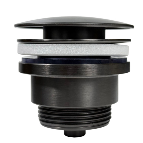 Донный клапан для умывальника CLIC-CLAC 1 1/4" AZARIO AZ-105-GM брашированный графит