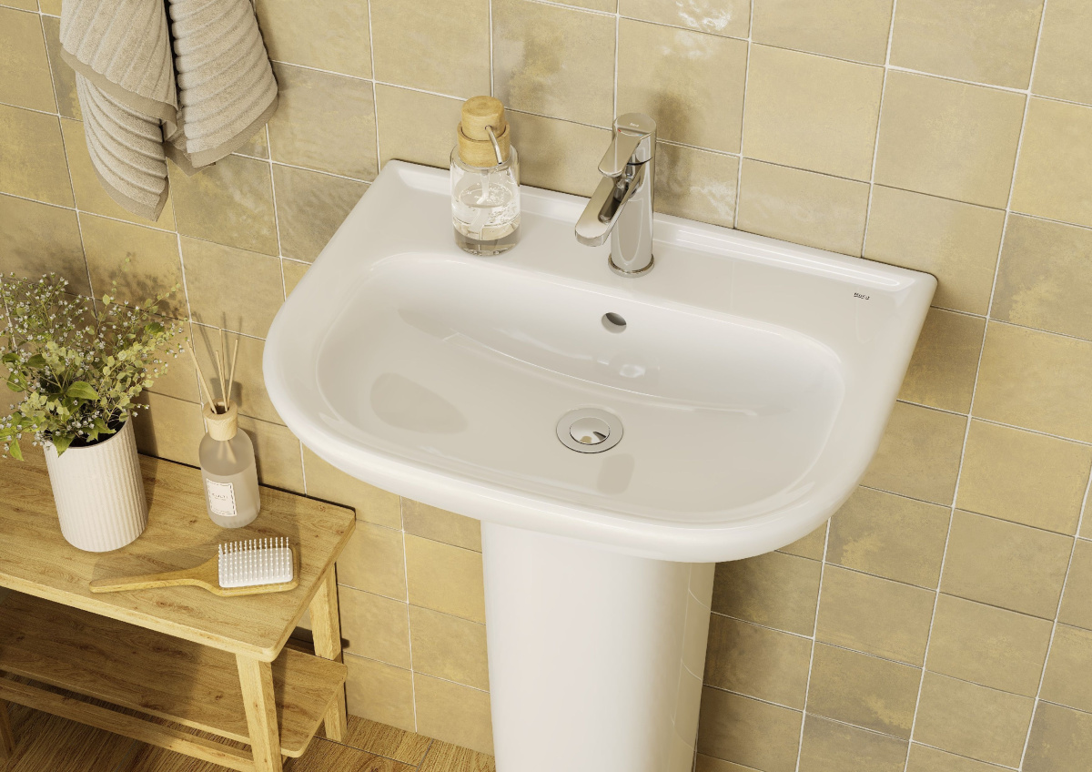 Раковина подвесная Roca Access 550x420, 1 отверстие 