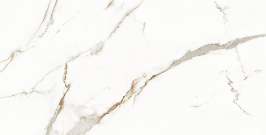 Venato Calacatta Gold керамогранит белый сатинированный 60х120 
