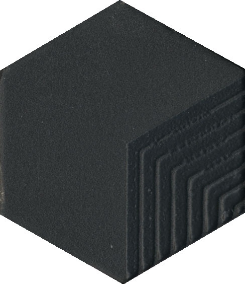 Декор Агуста черный 6x5,2 