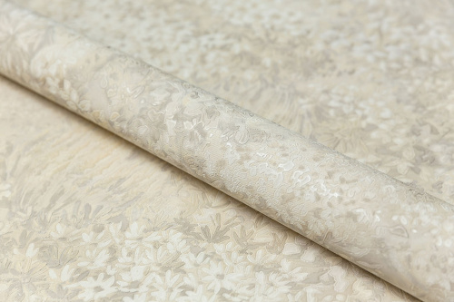 Обои виниловые на флизелиновой основе Апрель мотив 2, жёлтый серый