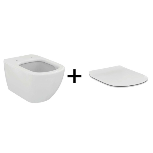 Промо-комплект Ideal Standard Tesi Подвесной унитаз T007901 + Сиденье микролифт T352701 в подарок