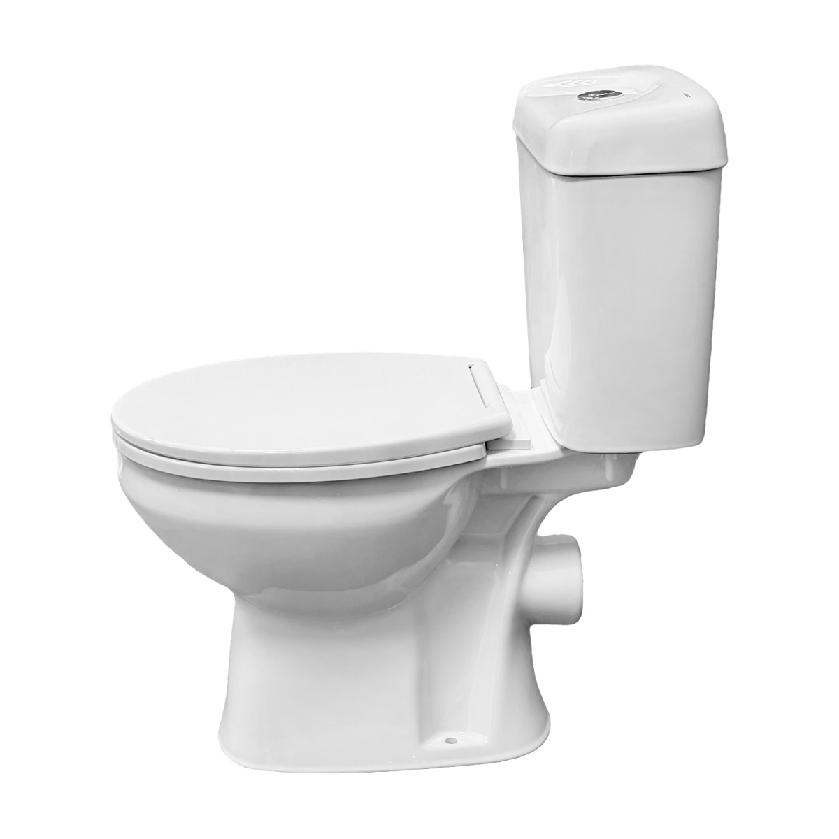 Унитаз напольный с сиденьем микролифт полипропилен Azario Адур 640x380x755