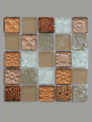 Мозаика стеклянная, 15*15*8 (300*300), GS011 