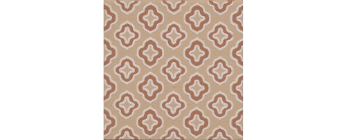 Декор Агуста 2 оранжевый матовый 9,8х9,8