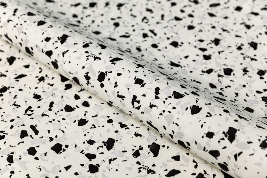 Обои виниловые на флизелиновой основе Семинато мотив, черно-белый 