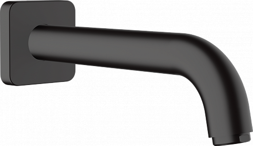 Излив для ванны Hansgrohe Vernis Shape, матовый чёрный