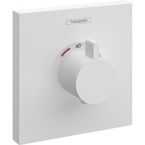 Смеситель для душа Hansgrohe ShowerSelect HighFlow с термостатом, белый матовый