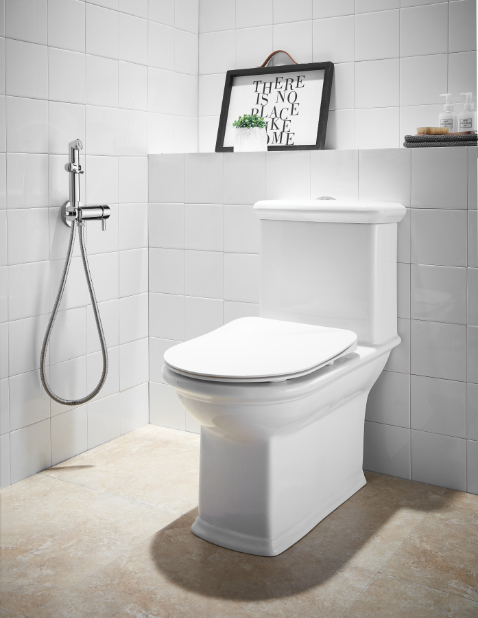 Соло Смеситель с гигиеническим душем, встраиваемый, хром 