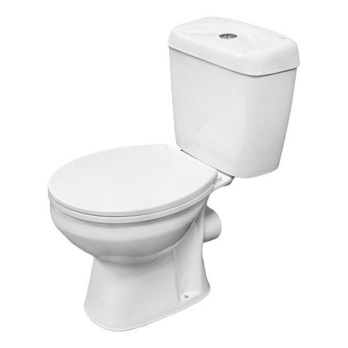 Унитаз напольный с сиденьем микролифт полипропилен Azario Адур 640x380x755