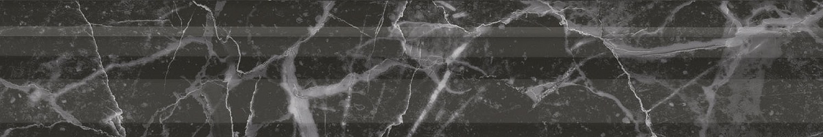Бордюр Коррер чёрный глянцевый обрезной 30x5