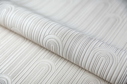 Обои виниловые на флизелиновой основе Арки мотив, серый светлый