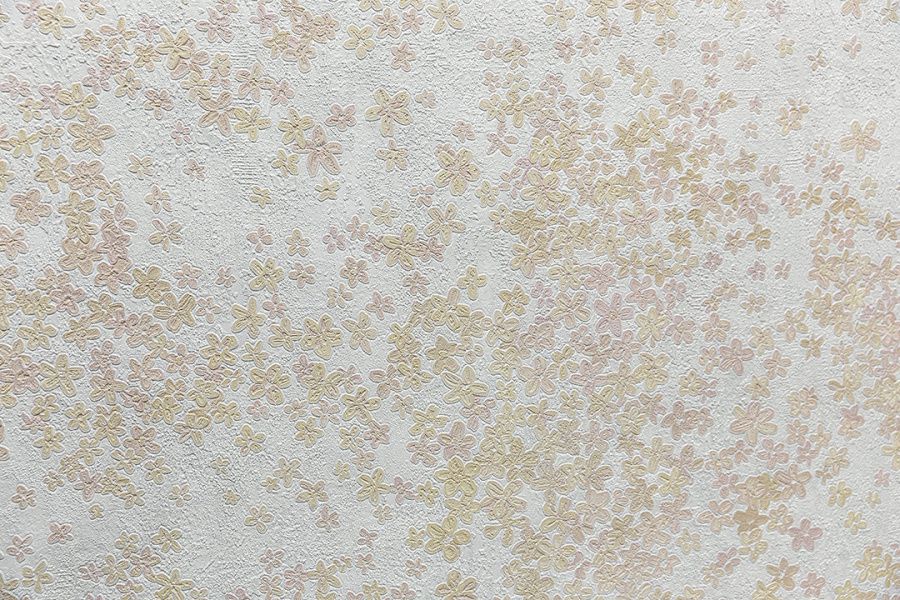 Обои виниловые на флизелиновой основе Апрель мотив 1, серый 