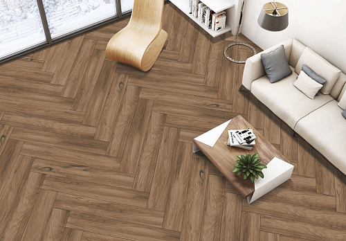Керамогранит Antique Wood Brown 15x90 EMPERO