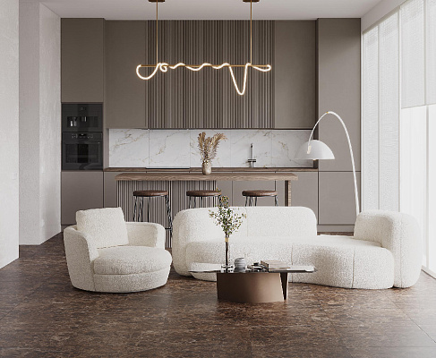 Керамогранит Emperador Brown 60x60 / 60x120 LAPARET