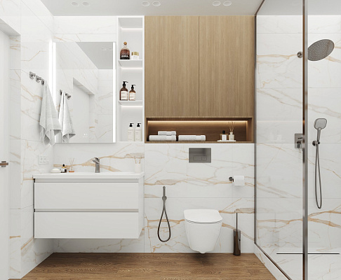 Керамогранит Калакатта Годдес Голд 60x120 CERADIM