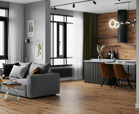 Керамогранит Latina Brown 20x120 LAPARET