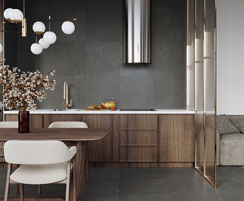 Керамогранит Evolution Gris 59,5x59,5 / 59,5x119,1 LAPARET