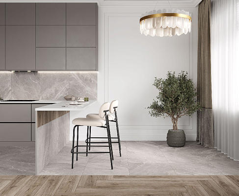 Керамогранит Crystal Grey 60x60 / 60x120 LAPARET