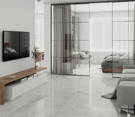 Керамогранит Breach Silver 60x120 / 60x60 LAPARET